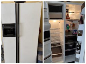 GE-Side-by-Side-Refrigerator-with-Custom-Dispenser-Model-TFXE
