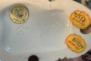 Goebel-Elephant-Family-Porcelain-Figurine-by-Luigi-Bormioli-second-image