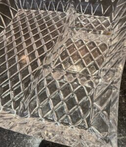 Indiana-Glass-Pretzel-Pattern-Divided-Relish-Tray-and-Fruit-Bowl-Set-third-image