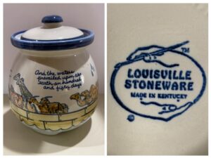 Louisville-Stoneware-Noahs-Ark-Two-by-Two-Cookie-Jar