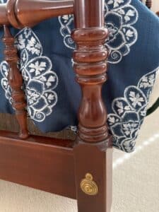 Mahogany-Four-Poster-Bed-with-Carved-Headboard-second-image