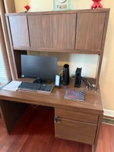 Modern-Walnut-Desk-with-Hutch