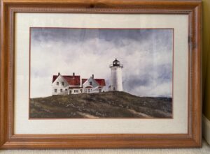 Nobska-Lighthouse-Watercolor-Painting-by-Doug-Brega