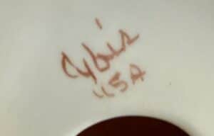 Pair-of-Cybis-Hippopotamus-Figurines-with-Butterflies-second-image