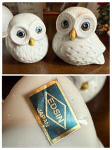 Pair-of-EDSIN-Japan-Ceramic-Owls