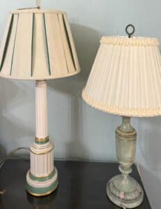 Pair-of-Vintage-Ceramic-Column-Table-Lamps