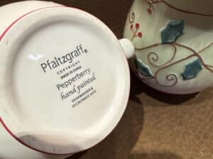 Pfaltzgraff-Pepperberry-Holly-and-Berry-Ceramic-Mugs-Set-of-second-image