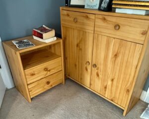Pine-Wood-Nightstand-and-Cabinet-Set