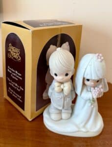 Precious-Moments-The-Lord-Bless-You-and-Keep-You-Porcelain-Bisque-Bride-and-Groom-Figurine
