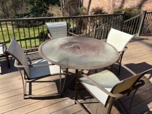 Round-Glass-Top-Patio-Dining-Set-with-Four-Chairs