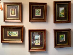 Set-of-Six-Miniature-Watercolors-by-Tom-Dale