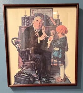 Set-of-Three-Norman-Rockwell-Prints-The-Doctor-and-the-Doll-The-Golden-Rule-and-The-Tattletale