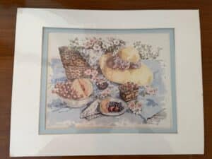 Still-Life-with-Fruit-and-Hat-Signed-G.-Carson