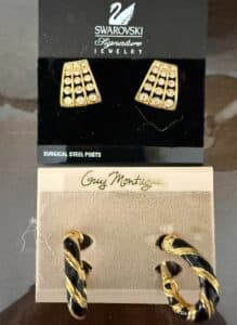 Swarovski-and-Guy-Montagne-Earrings-Set