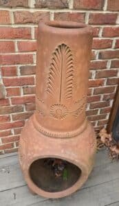 Terracotta-Chiminea