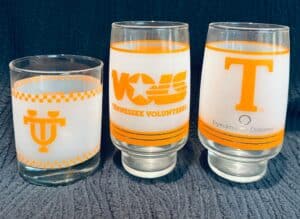 University-of-Tennessee-Volunteers-Frosted-Glass-Set-with-UT-VOLS-and-T-Logos