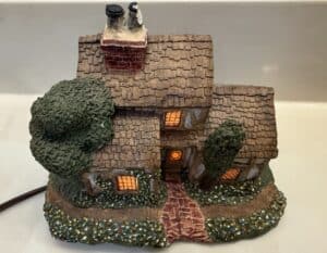 Village-Lights-Lady-Leightons-Half-Timbered-Cottage-by-John-Hopkins