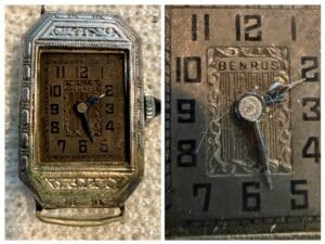 Vintage-Benrus-Octagon-Art-Deco-Womens-Watch