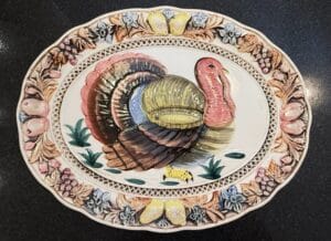 Vintage-Gailstyn-Sutton-Hand-Painted-Turkey-Serving-Platter