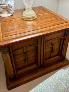 Vintage-Oak-Flip-Top-Server-Cabinet
