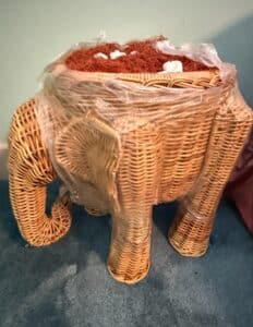 Vintage-Wicker-Elephant-Side-Table