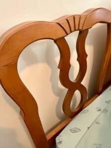 Vintage-Wooden-Sleigh-Bed-Frame-second-image