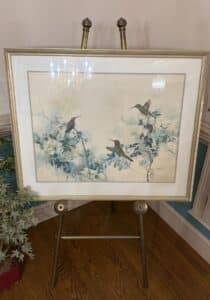 Watercolor-Painting-of-Hummingbirds-by-R.G.-M.-Possibly-Robert-G.-M.-Johnson