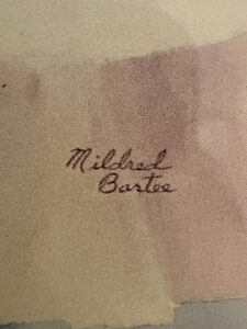 Watercolor-Still-Life-Painting-of-a-Clock-and-Flowers-by-Mildred-Bartee-second-image