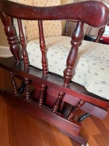 Wooden-Glider-Rocking-Chair-with-Upholstered-Cushions-second-image