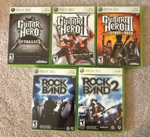 Xbox-Guitar-Hero-and-Rock-Band-Game-Bundle