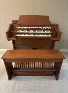 Allen-Organ-Model-T-A-in-Genuine-Walnut-Casing