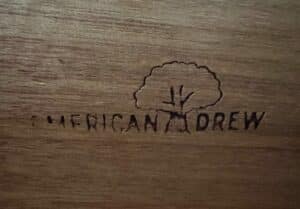 American-Drew-Cherry-Chippendale-Triple-Dresser-with-Mirror-second-image