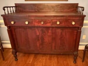 American-Empire-Crotch-Flame-Mahogany-Sideboard