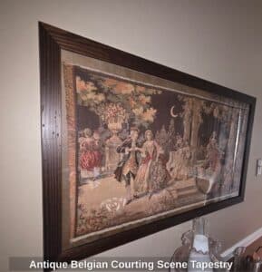 Antique-Belgian-Courting-Scene-Tapestry