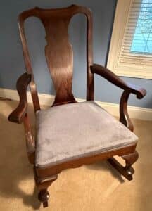 Antique-Mahogany-Rocking-Chair-with-Queen-Anne-Legs
