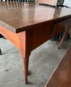Antique-Oak-Farmhouse-Work-Table-with-Drawer