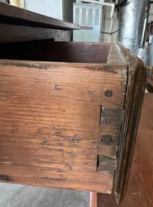 Antique-Oak-Farmhouse-Work-Table-with-Drawer-second-image