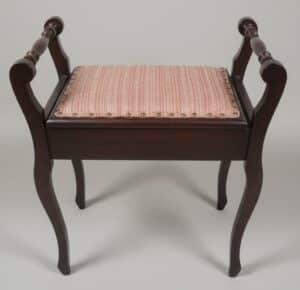 Antique-Piano-Stool-with-Storage