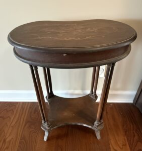Antique-Victorian-Walnut-Kidney-Shaped-Parlor-Table