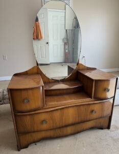 Art-Deco-Waterfall-Vanity-Dresser-with-Mirror-in-Walnut