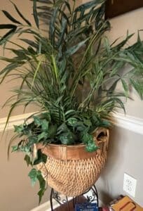 Artificial-Bamboo-Plant-in-Wicker-Basket-with-Metal-Stand