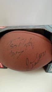 Autographed-NFL-Football-Jamal-Lewis-and