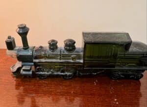 Avon-Green-Glass-Centennial-Express-Train-Decanter