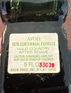 Avon-Green-Glass-Centennial-Express-Train-Decanter-second-image
