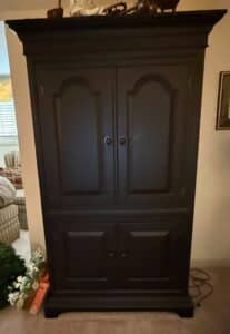 Black-Wooden-Media-Armoire
