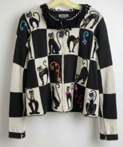 Black-by-Sakon-The-Collective-Works-Black-Cat-Checkerboard-Cardigan