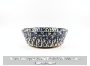Blue-Spongeware-Pie-Plate-by-Robinson-Ransbottom