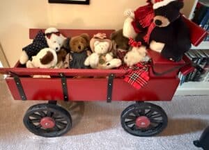 Byers-Choice-LTD.-Red-Wooden-Wagon-with-Stuffed-Animals