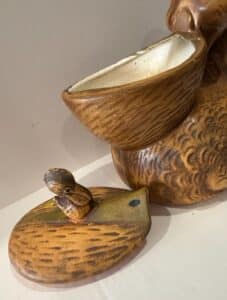 Ceramic-Pelican-Candy-Dish-with-Baby-Bird-second-image