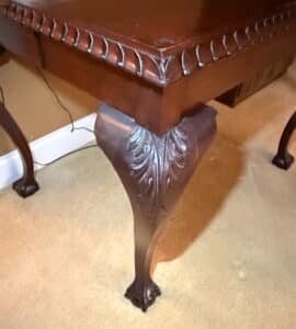 Chippendale-Style-Mahogany-Partners-Desk-fourth-image